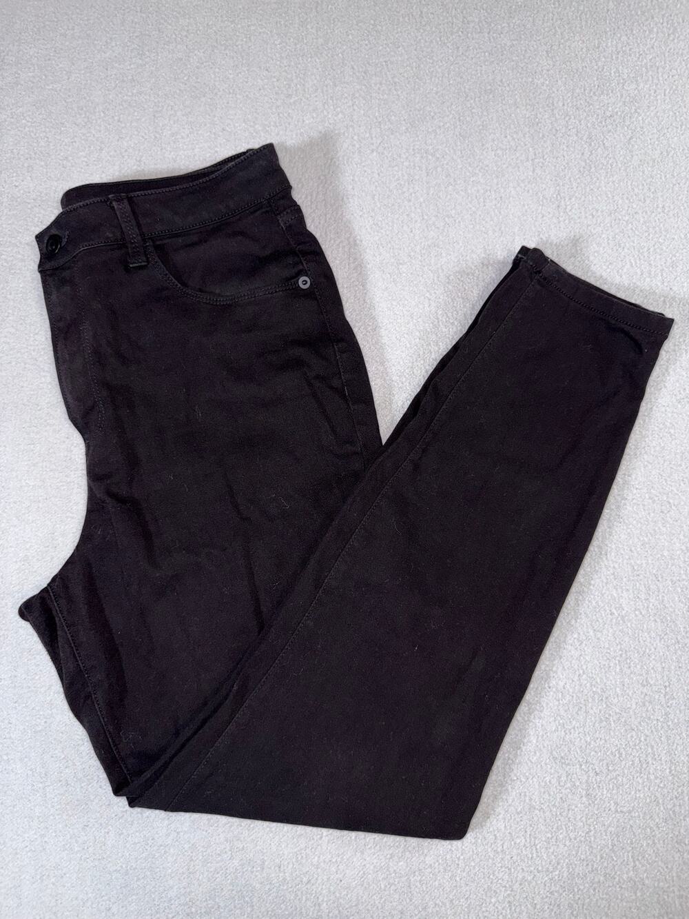 No Boundaries Juniors Size 13 Black Skinny Jeans 30x27 Stretch READ